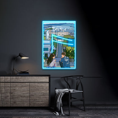 When The Camellia Blooms Pop Art Poster Artwork Neon Signs Custom | Shineneon