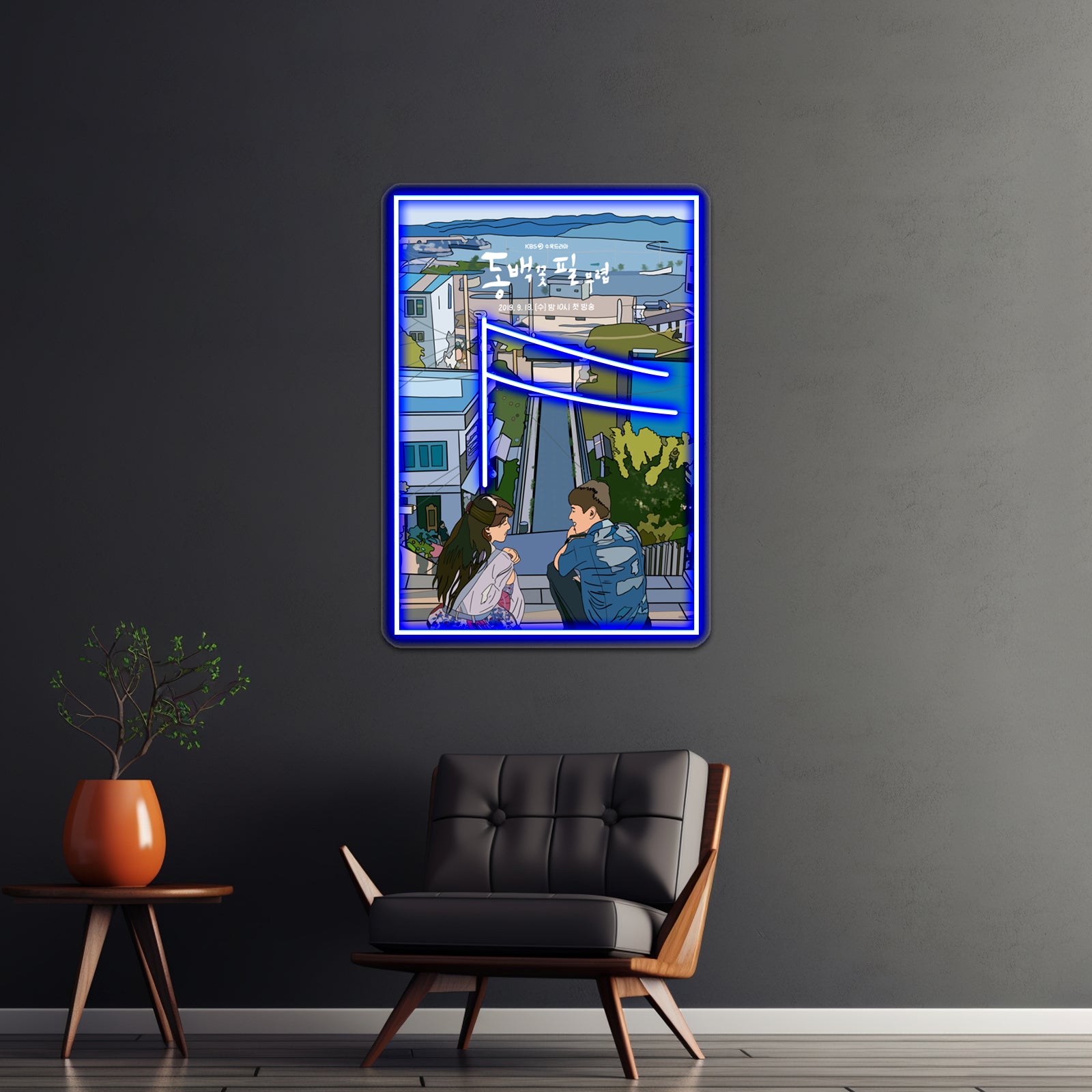 When The Camellia Blooms Pop Art Poster Artwork Neon Signs Custom | Shineneon