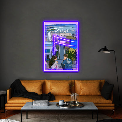 When The Camellia Blooms Pop Art Poster Artwork Neon Signs Custom | Shineneon