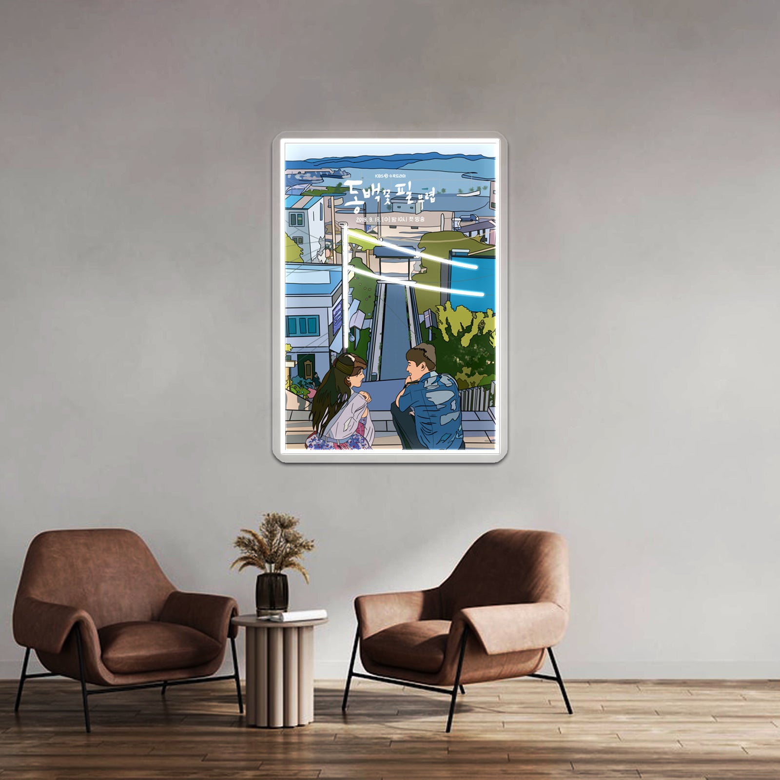 When The Camellia Blooms Pop Art Poster Artwork Neon Signs Custom | Shineneon