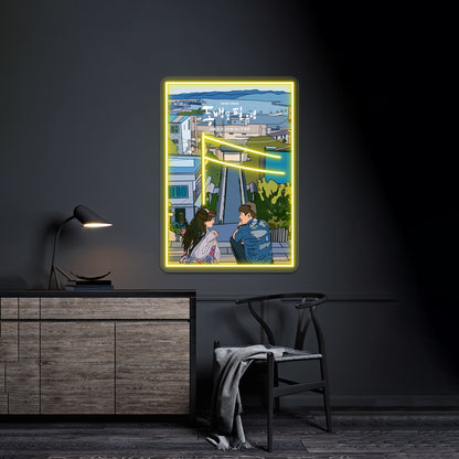 When The Camellia Blooms Pop Art Poster Artwork Neon Signs Custom | Shineneon