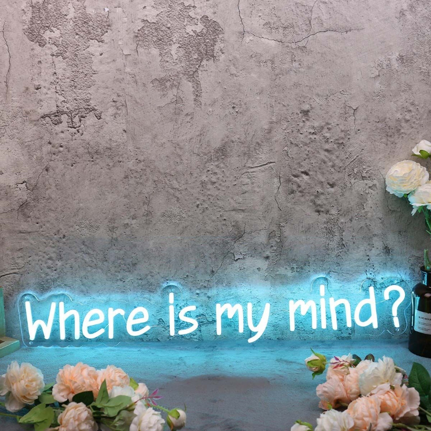 Where Is My Mind Blue Led Neon Sign - Shineneon