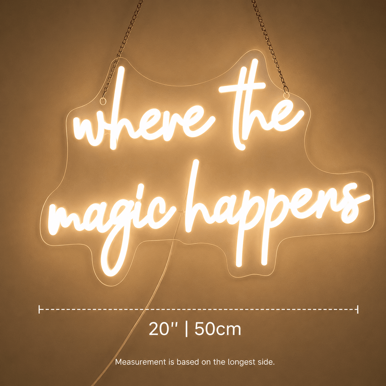 Where The Magic Happens LED Neon Sign - Shineneon