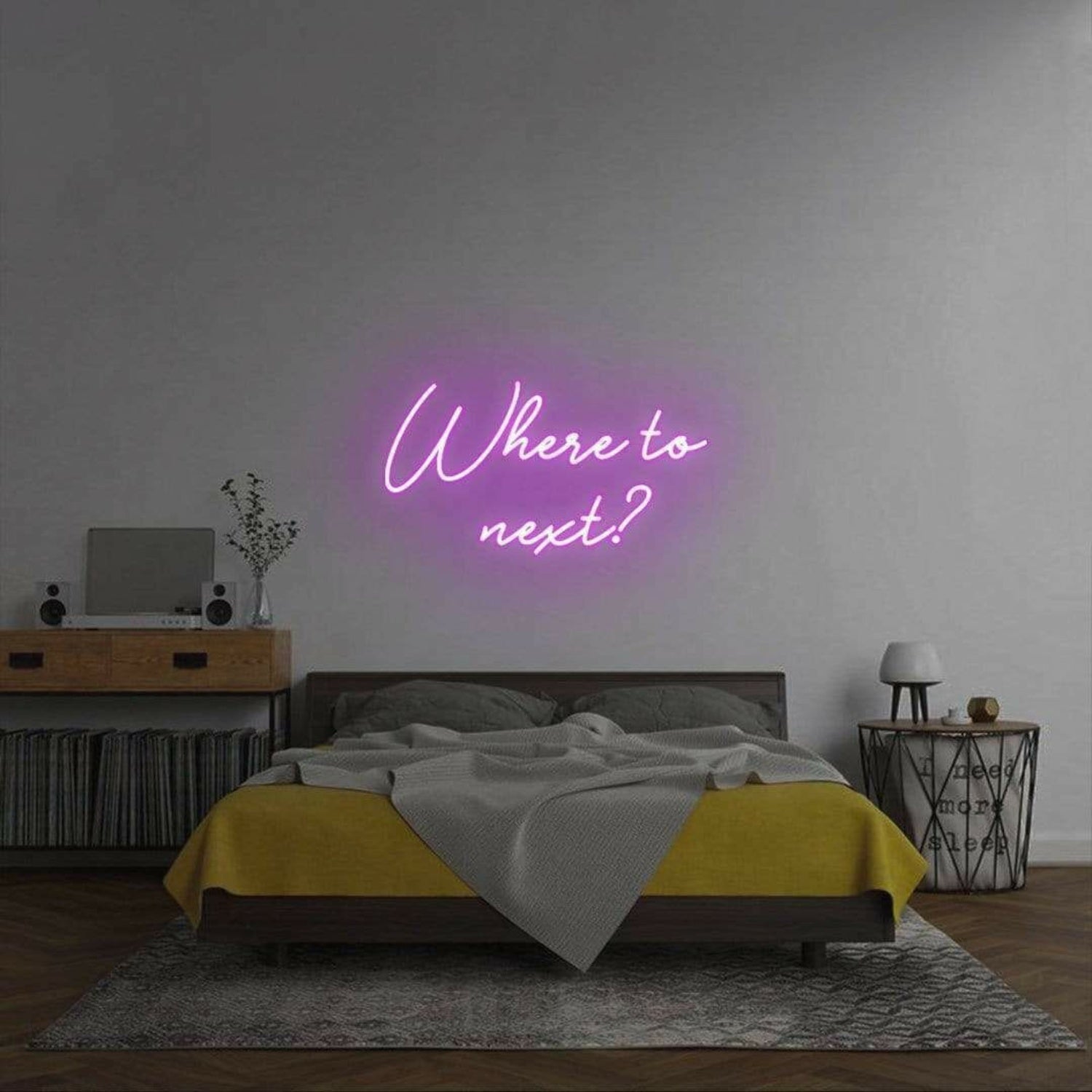 Where To Next Led Neon Sign | Shineneon