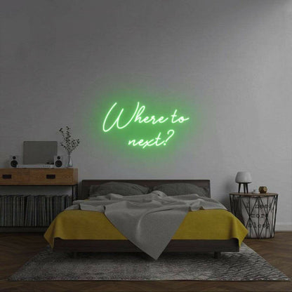 Where To Next Led Neon Sign | Shineneon