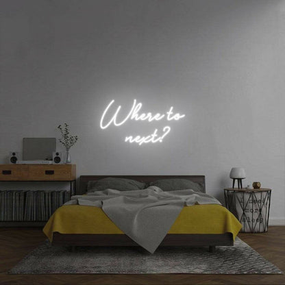 Where To Next Led Neon Sign | Shineneon