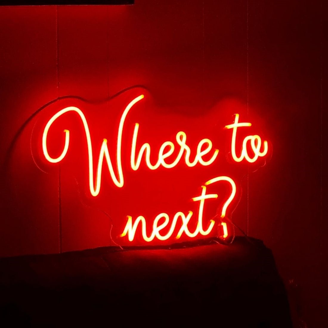 Where To Next Led Sign Business Neon Signs - Shineneon