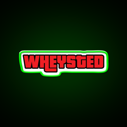 Wheysted Gym Fitness Led Neon Sign Rgb Color