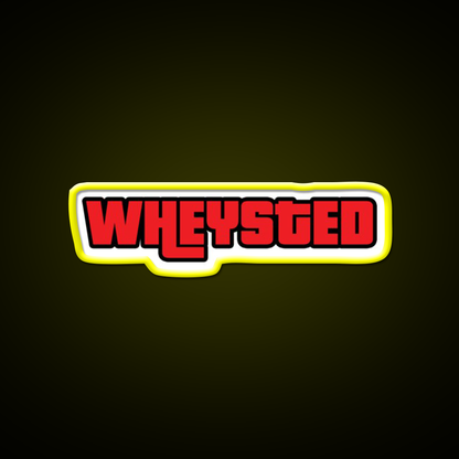 Wheysted Gym Fitness Led Neon Sign Rgb Color