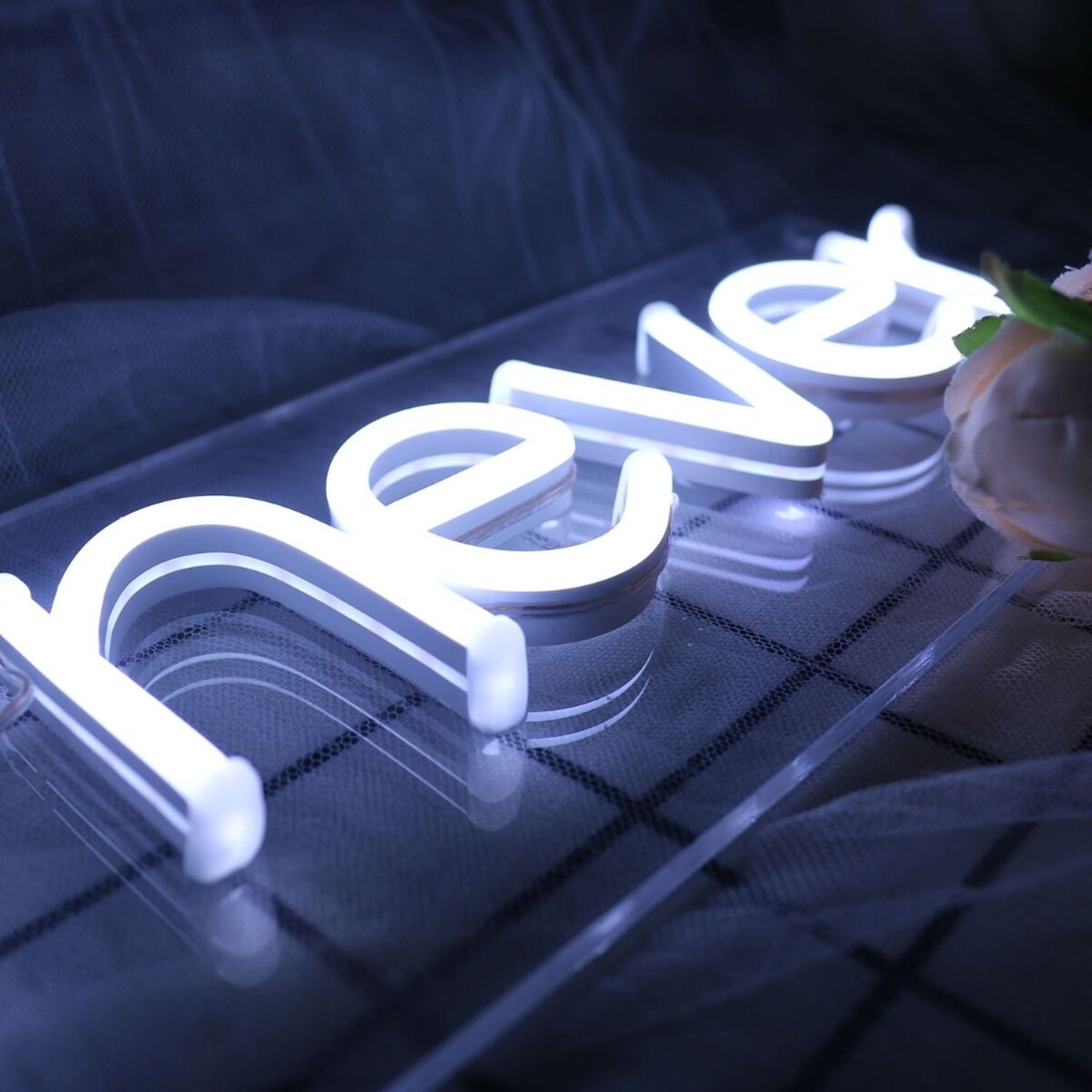 Which He Never White Led Neon Sign | Shineneon