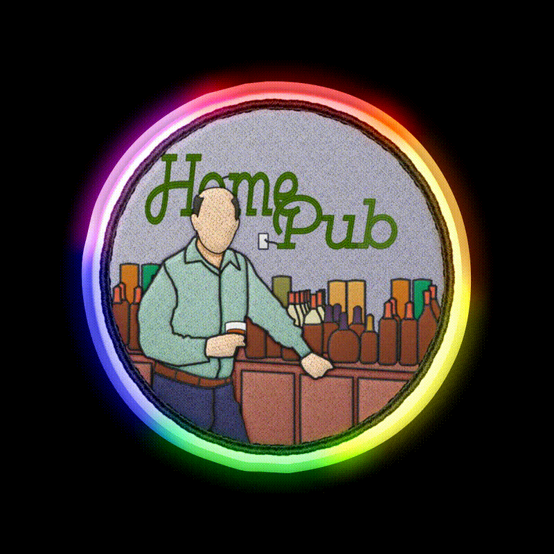 Whiskey Aficionado Midlife Merit Badge Whiskey Drink Bar Led Neon Sign Rgb Color