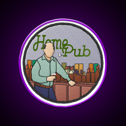 Whiskey Aficionado Midlife Merit Badge Whiskey Drink Bar Led Neon Sign Rgb Color