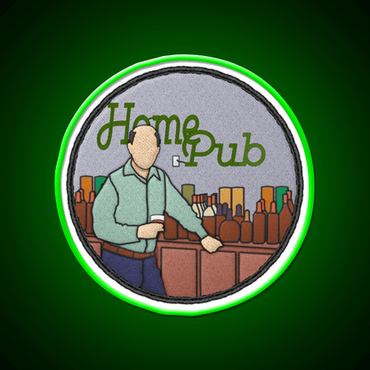 Whiskey Aficionado Midlife Merit Badge Whiskey Drink Bar Led Neon Sign Rgb Color - Shineneon