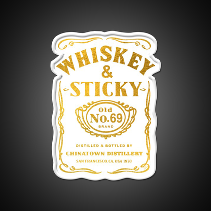 Whiskey And Sticky Gold Asian Cultural Led Neon Sign Rgb Color - LED neon sign view 11
