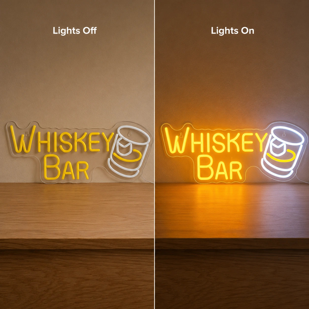 Whiskey Bar Beer Mug LED Neon Sign main product image