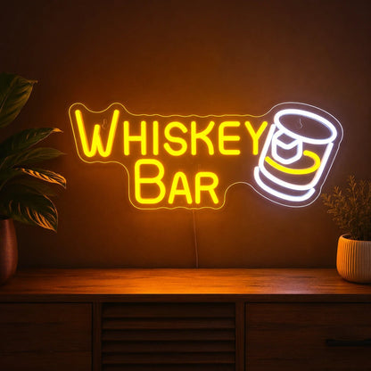Whiskey Bar Beer Mug LED Neon Sign - Shineneon