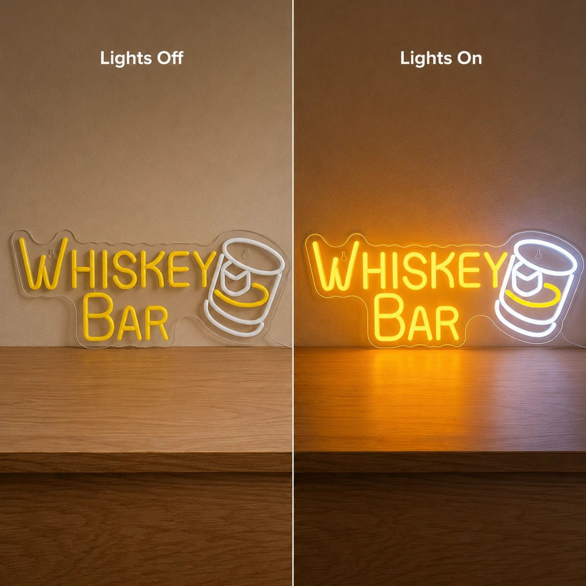 Whiskey Bar Beer Mug LED Neon Sign - Shineneon