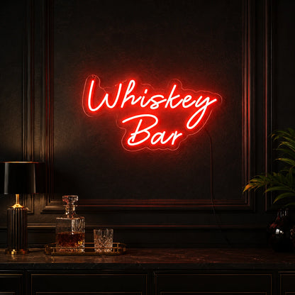 Whiskey Bar Neon Sign Wall Art LED Neon Sign high-converting product image