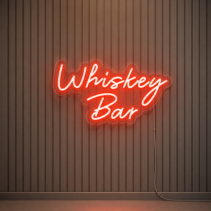 Whiskey Bar Wall Decor LED Neon Sign Home Art main product image
