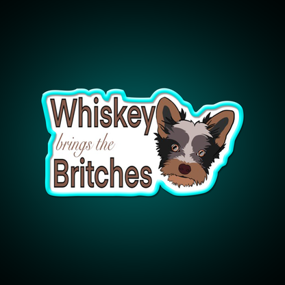Whiskey Britches Whiskey Drink Bar Led Neon Sign Rgb Color