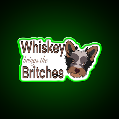 Whiskey Britches Whiskey Drink Bar Led Neon Sign Rgb Color
