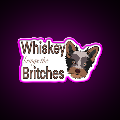 Whiskey Britches Whiskey Drink Bar Led Neon Sign Rgb Color