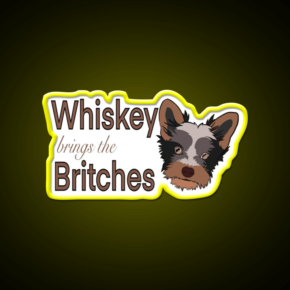 Whiskey Britches Whiskey Drink Bar Led Neon Sign Rgb Color - Shineneon
