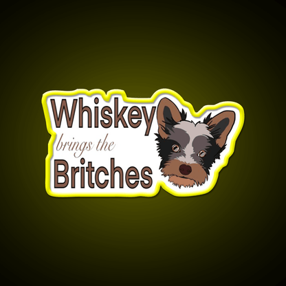 Whiskey Britches Whiskey Drink Bar Led Neon Sign Rgb Color - Shineneon