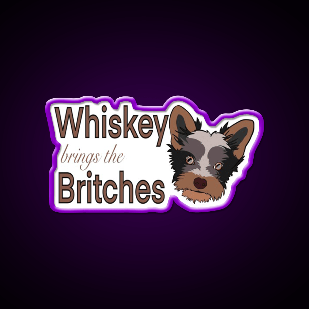 Whiskey Britches Whiskey Drink Bar Led Neon Sign Rgb Color - Shineneon