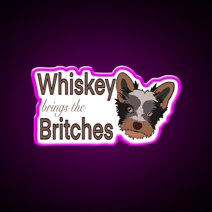 Whiskey Britches Whiskey Drink Bar Led Neon Sign Rgb Color - Shineneon