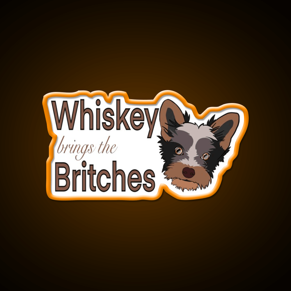 Whiskey Britches Whiskey Drink Bar Led Neon Sign Rgb Color - Shineneon