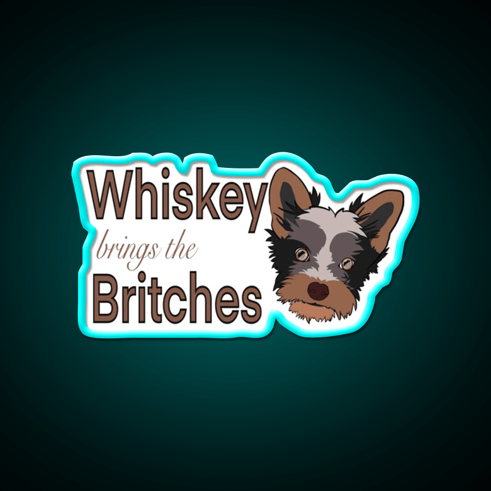 Whiskey Britches Whiskey Drink Bar Led Neon Sign Rgb Color - Shineneon