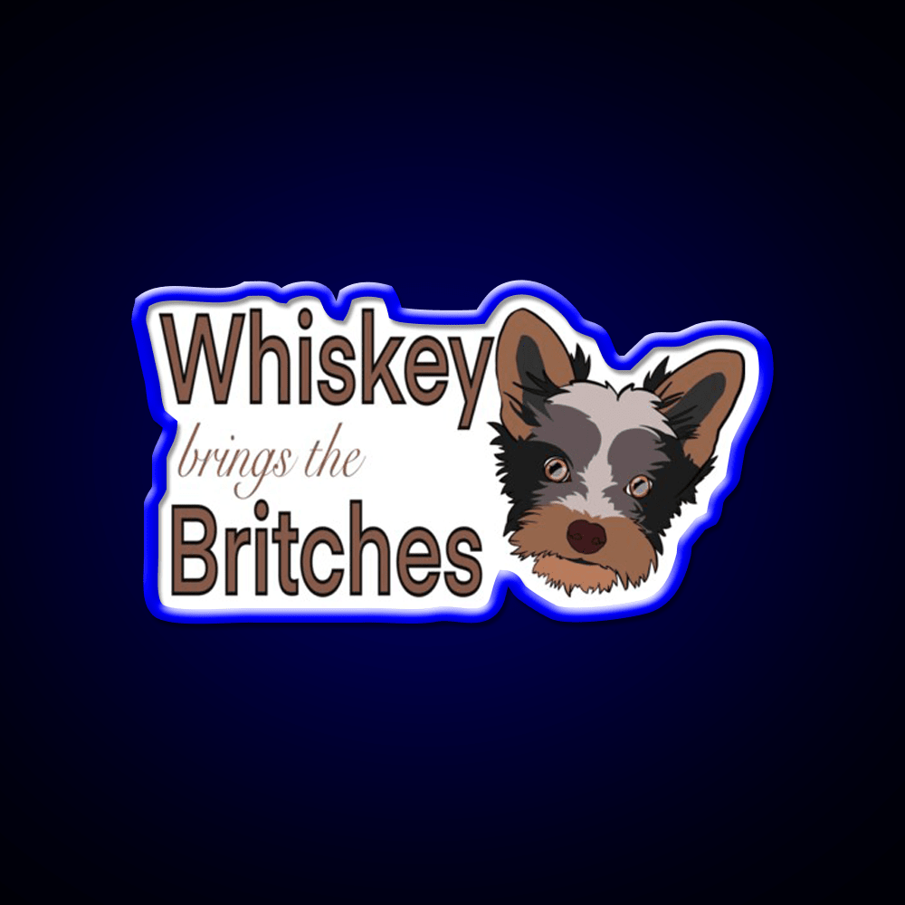 Whiskey Britches Whiskey Drink Bar Led Neon Sign Rgb Color - Shineneon