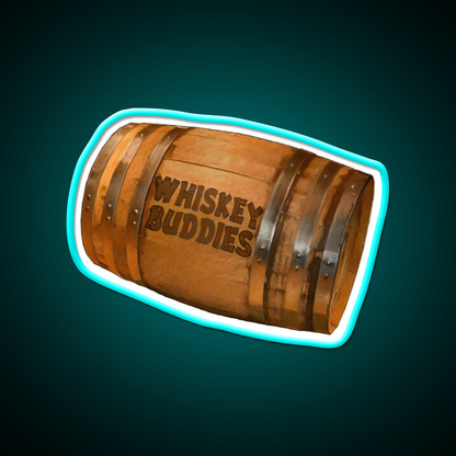Whiskey Buddies Whiskey Drink Bar Led Neon Sign Rgb Color