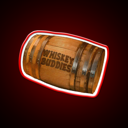 Whiskey Buddies Whiskey Drink Bar Led Neon Sign Rgb Color