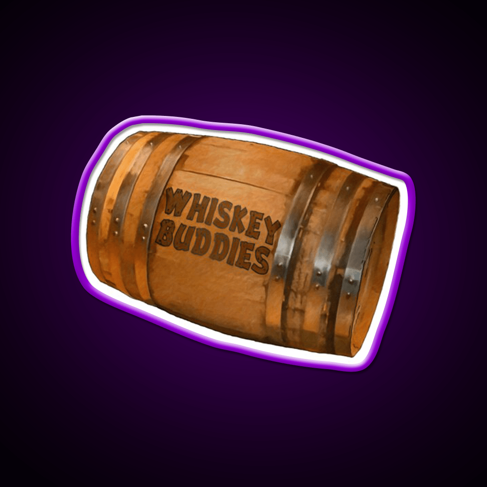 Whiskey Buddies Whiskey Drink Bar Led Neon Sign Rgb Color - Shineneon