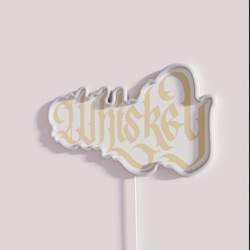 Whiskey Calligraphy Rgb Led Neon Sign - Shineneon