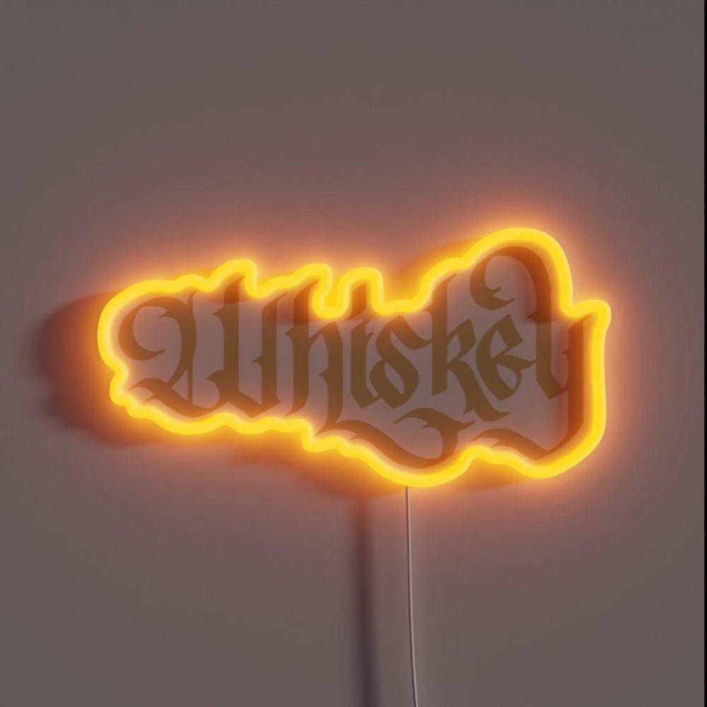 Whiskey Calligraphy Rgb Led Neon Sign - Shineneon
