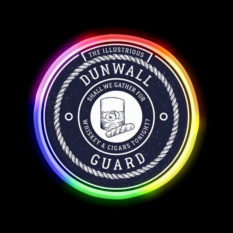 Whiskey Cigars Navy Whiskey Drink Bar Led Neon Sign Rgb Color