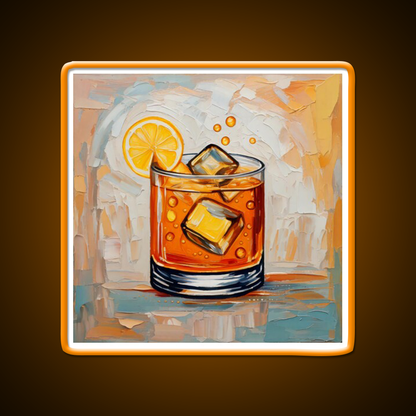 Whiskey Cocktail Whiskey Drink Bar Led Neon Sign Rgb Color