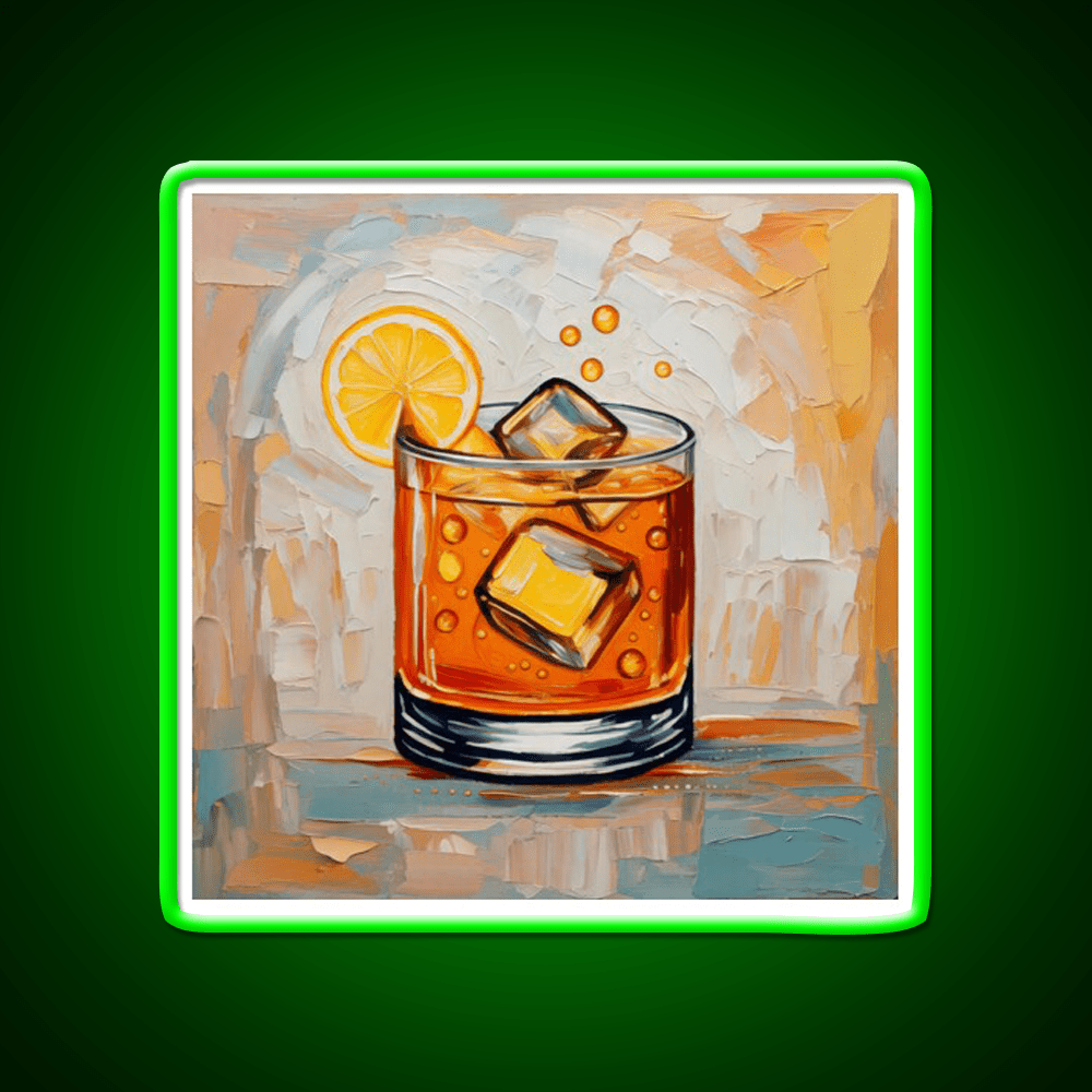 Whiskey Cocktail Whiskey Drink Bar Led Neon Sign Rgb Color - Shineneon