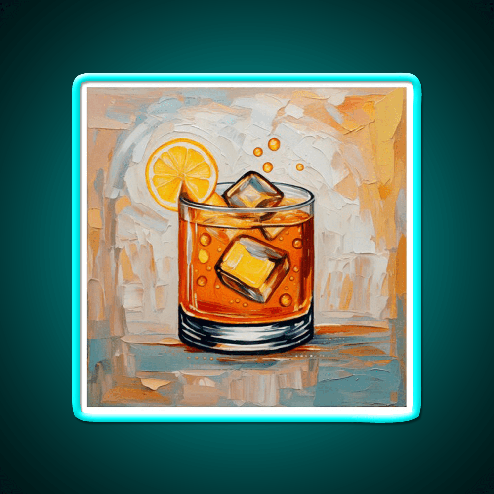 Whiskey Cocktail Whiskey Drink Bar Led Neon Sign Rgb Color - Shineneon