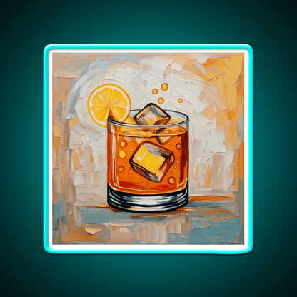 Whiskey Cocktail Whiskey Drink Bar Led Neon Sign Rgb Color - Shineneon