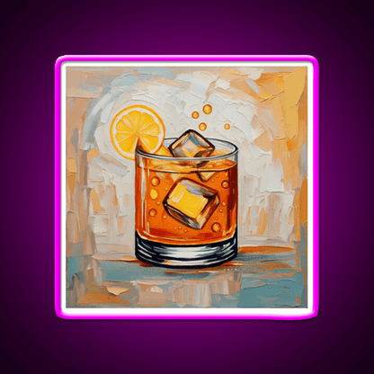 Whiskey Cocktail Whiskey Drink Bar Led Neon Sign Rgb Color - Shineneon