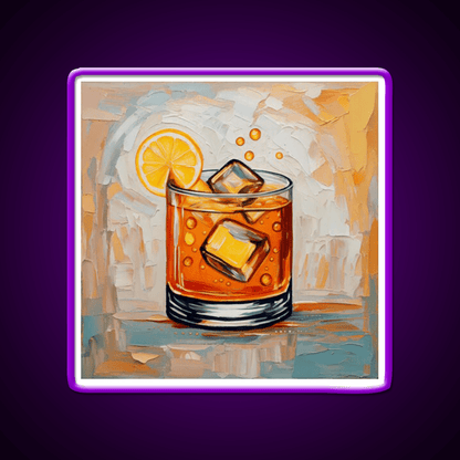 Whiskey Cocktail Whiskey Drink Bar Led Neon Sign Rgb Color - Shineneon