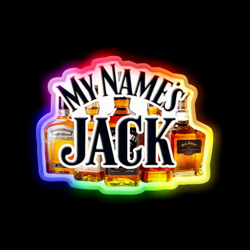 Whiskey Collection Whiskey Drink Bar Led Neon Sign Rgb Color