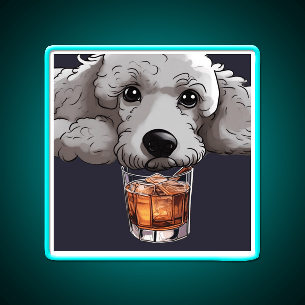 Whiskey Dog Whiskey Drink Bar Led Neon Sign Rgb Color - Shineneon