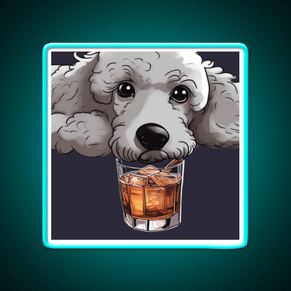 Whiskey Dog Whiskey Drink Bar Led Neon Sign Rgb Color - Shineneon