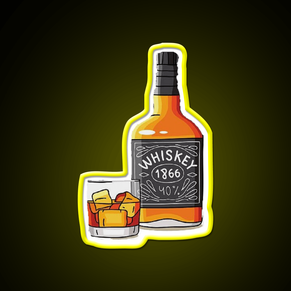 Whiskey Drink Bar Led Neon Sign Rgb Color - Shineneon