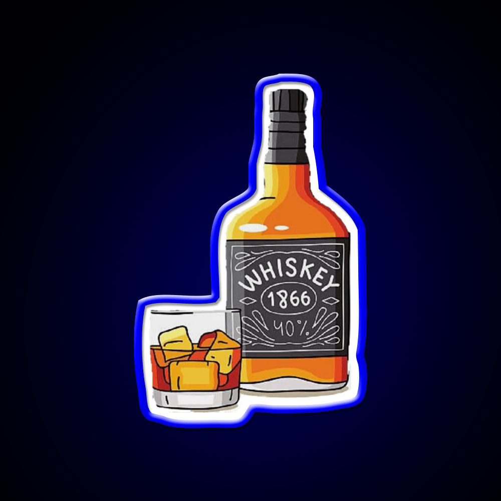 Whiskey Drink Bar Led Neon Sign Rgb Color - Shineneon